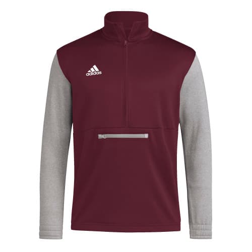 TEAM MAROON/MEDIUM GREY HEATHER/WHITE